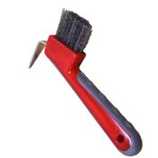 Two Tone Hoof Pick Red/Grey