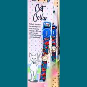 Ancol Blue/Pink Watermelon Print Safety Cat Collar