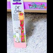 Ancol Red Pineapple Print Safety Cat Collar