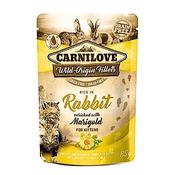 CARNILOVE Grain Free Cat Kitten Pouch Rabbit &amp; Marigold 85g image
