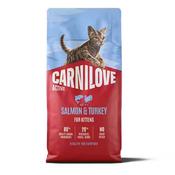 Carnilove Active Salmon &amp; Turkey Dry Kitten Food 400g image