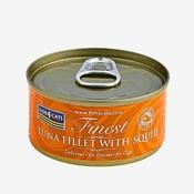 Finest Fish4Cats Tuna Fillet With Squid 70g SINGLE image