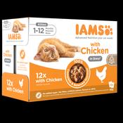IAMS Delights Kitten Pouches With Chicken In Gravy 85g x12 image