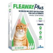 Fleaway Plus Cat 50mg 3pk Flea Treatment