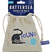 Rosewood Battersea Pounce Cat Ball Toy 4 Pack