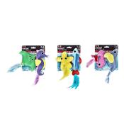 Smart Choice Felt Catnip Cat Toys With Feathers 2 Pack
