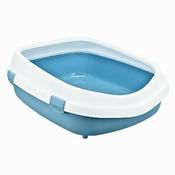 Trixie Primo XXL Top Cat Litter Tray with Hood 56×47×71cm, Blue/White