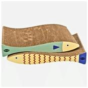 Trixie Scratching Cardboard With Fish 40x30x11cm 2 pack image