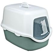 Trixie Vico Cat Litter Tray With Hood 40x40x56cm Sage/White image