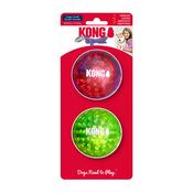 KONG Squeezz Geodz Ball 2pk