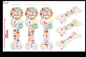 Squeaky Happy Birthday Plush Bone
