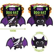 Smart Choice Halloween Spooky Plush Bat Catnip Cat Toy