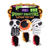 Smart Choice Halloween Plush Spooky Catnip Cat Toy 3pk