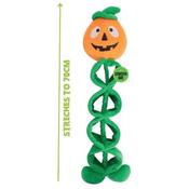 Smart Choice Halloween Squeaky Pumpkin &amp; Stretchy Body Dog Toy