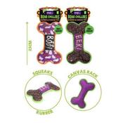 Smart Choice Halloween Squeaky Rubber Covered Bone Dog Toy