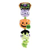 Smart Choice Halloween Squeaky Spooky Plush With Rope Dog Toy