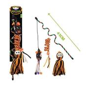 Smart Choice Halloween Wiggly Black Mouse Cat Teaser 3pk