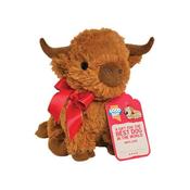 Good Boy Christmas Festive Highland Cow Small 8" Dog Toy