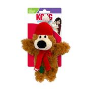 KONG Christmas Holiday Softies Bear Cat Toy