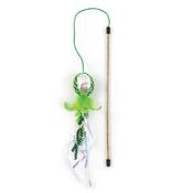 Happy Pet Christmas Bright Bauble Green Cat Teaser