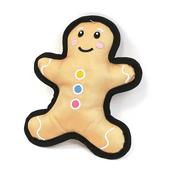 Happy Pet Christmas Gingerbread Man Tough Dog Toy