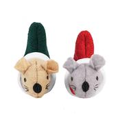 Rosewood Christmas Martha &amp; Mayor Mice Duo Cat Toy image