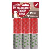 Rosewood Christmas Poop Bags 120pk