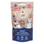 Rosewood Christmas Turkey Cat Treat Cushions 60g image