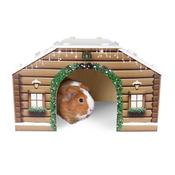 Rosewood Christmas Winter Cabin Hideaway 40.5x30x23.5cm Small Animals