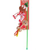 Smart Choice Christmas Catnip Teaser Cat Toy (Pudding/Cane/Gingerbread) 45cm
