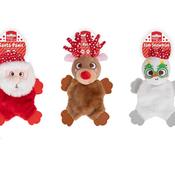 Smart Choice Christmas Plush Squeak/Crinkle With Rubber Feet Dog Toy 25/30cm