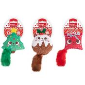 Smart Choice Christmas Crinkle/Catnip Cat Toy (Tree/Pudding/Gift) 7-10cm image