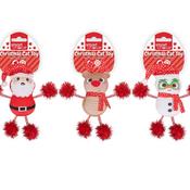 Smart Choice Christmas Glitter Pompom &amp; Catnip Cat Toy (Santa/Reindeer/Snowman) 14cm