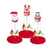 Smart Choice Christmas Plush Catnip Spring Cat Toy (Santa/Reindeer/Snowman) 20cm