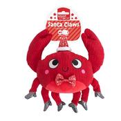 Smart Choice Christmas Santa Claws Plush Crab Dog Toy 26cm image