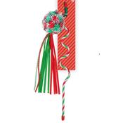 Smart Choice Christmas Sparkle Pompom Wiggly Cat Teaser 40cm