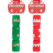 Smart Choice Christmas Squeaky Cracker Vinyl Dog Toy (Red/Green) 16cm image
