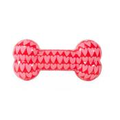 Rosewood TPR Heart Squeaky Bone Dog Toy image