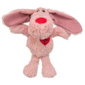 Trixie Cute Plush Dog With Long Ears Pink Dog Toy 28cm image