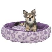 Trixie Plush Round Love Heart Dog Bed Lilac ø50cm