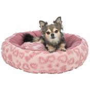 Trixie Plush Round Love Heart Dog Bed Pink ø50cm