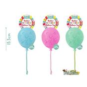 Smart Choice Rubber Birthday Balloon Dog Toy With Rope