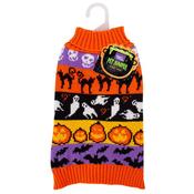 Smart Choice Halloween Striped Halloween Pet Jumper Medium 40cm image