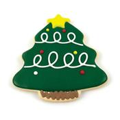 Happy Pet Christmas Tree Iced Biscuit for Dogs 12x10x1.5cm
