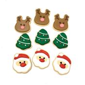 Happy Pet Classic Christmas Festive Dog Biscuits 9pc 5x5.3cm