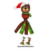 Kong Christmas Wubba® Reindeer or Bear Dog Toy Small