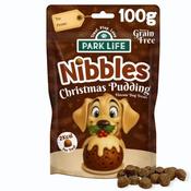 Park Life Nibbles Little Rewards Christmas Pudding Flavour Dog Treat 100g