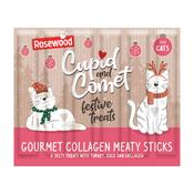 Rosewood Christmas Gourmet Collagen Meaty Sticks Duck/Turkey Cat Treat (5g X 6)