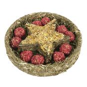 Rosewood Christmas Naturals Star 'n' Truffles Forage Tray Small Animals 100g
