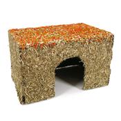 Rosewood Christmas Naturals Winter Party Cottage Small Animal House 27x20x18cm